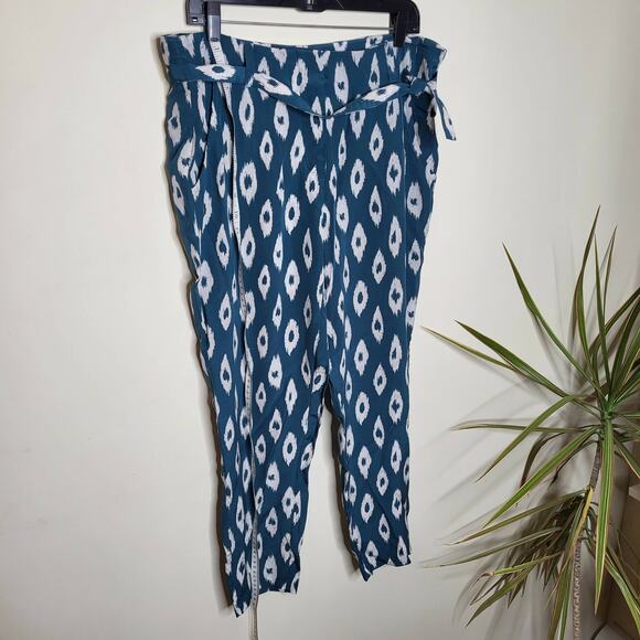 Equipment Print Pants Abstract sz 12 - Picture 3 of 10
